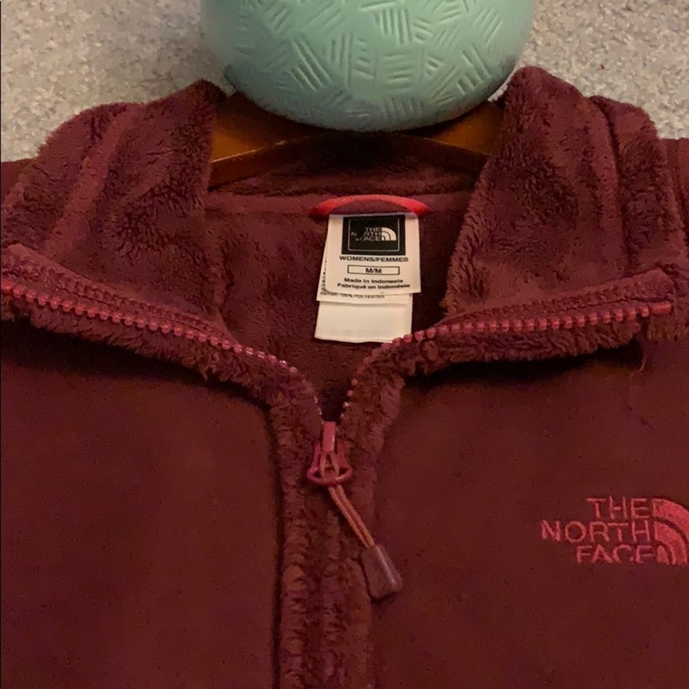 North face red body 100% polyester